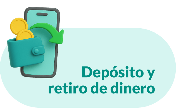 Depóstio y retiro de dinero